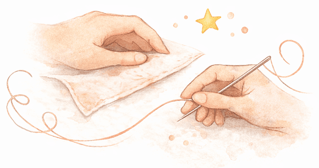 Illustration d'un accompagnement créatif pas à pas